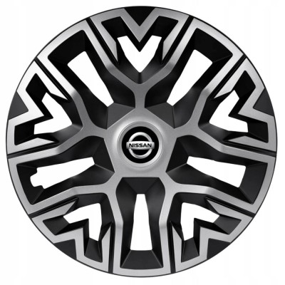 Set 4 Capace Roti 15 inchi (R15), Best Gri-Negru, Compatibile Cu Nissan foto