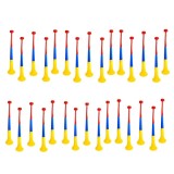 Cumpara ieftin Set 30 Vuvuzele Tricolore Stadion, Petreceri, Fotbal - Goarna Plastic, Sunet Puternic 127dB, 60cm