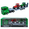 Camion platforma + 2 tractoare