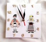 ceas de perete cu motiv traditional 35153