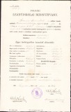 HST A850 Certificat școlar 1914 Școala civilă fete Szeged Ungaria