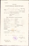 HST A850 Certificat școlar 1914 Școala civilă fete Szeged Ungaria