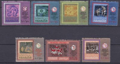 DB1 Fotbal CM 1966 Anglia Sharjah 7 v. MNH foto