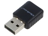 Card de reţea WiFi USB A mufă neagră 2,4&divide;5GHz