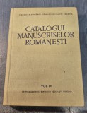 Catalogul mqnuscriselor romanesti volumul 4 G. Strempel