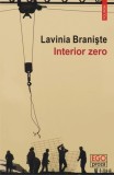 Carte Interior zero Lavinia Branişte Fictiune Roman Paperback brosat Polirom