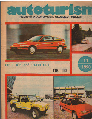 C10343 - REVISTA AUTOTURISM NR. 11/1990 CINE FRANEAZA OLTCITUL? TIB &amp;#039;90 foto