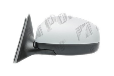 Oglinda exterioara Skoda Fabia (5j), 03.2007-04.2010, Skoda Fabia (5j), 04.2010-03.2015 , partea Stanga, culoare sticla crom, sticla asferica, cu car foto