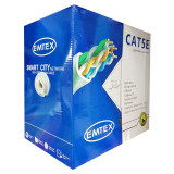 Cablu FTP CAT5E Emtex, 24AWG, 305 m, cupru, izolatie HDPE