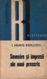 Suvenire si impresii ale unui proscris