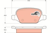 TRW GDB1396 COTEC set placute frana,frana disc