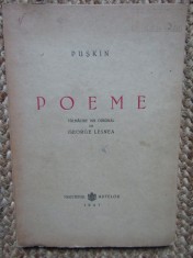 A. S. Puskin - Poeme (Editia: 1947)