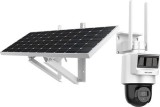 Camera de supraveghere cu panou solar si SIM 4G, 4MP, Hikvision HiLook PTZ-N2C400I-K/4G/C09S20, audio bidirectional, rotire si inclinare din aplicatie