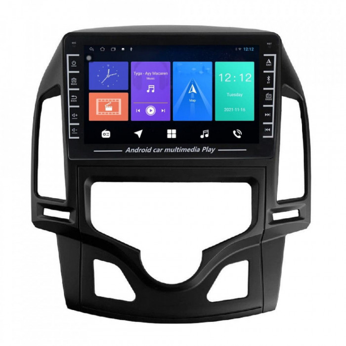 Navigatie dedicata cu Android Hyundai i30 2007 - 2012, clima automata, 1GB RAM,