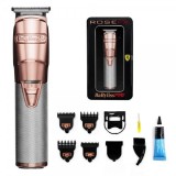 Trimmer profesional cu acumulator Babyliss Pro Metal Rose Gold FX7880RGE, 2 tipuri de lame interschimbabile, Autonomie 120 min, Motor foarte puternic