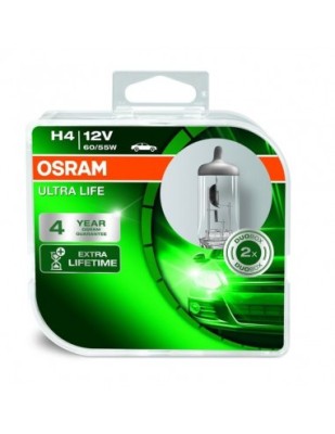 Set 2 buc Bec H4 ULTRA LIFE Osram 12V 60/55W foto