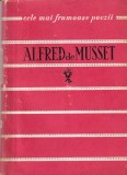 Poezii Alfred de Musset, 1960, Romana, Colectia Cele Mai Frumoase Poezii, Brosata, Poezie Romantica