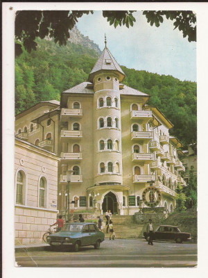 Carte Postala veche - Baile Herculane, Hotel Cerna. Circulata foto