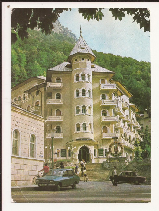 Carte Postala veche - Baile Herculane, Hotel Cerna. Circulata