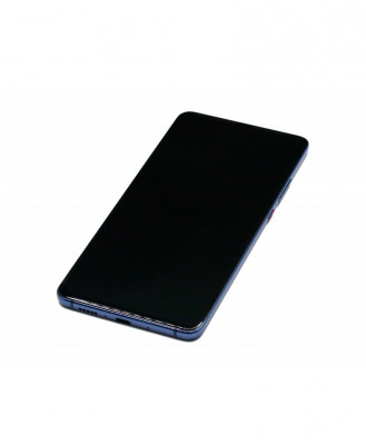 Ecran LCD Display Huawei Mate 20X cu Rama Albastru foto
