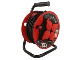 Prelungitor Alimentare Bobinat 4 Prize Negru 3x1,5mm2