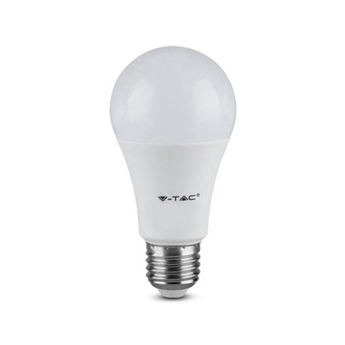Bec economic, LED, model A60, soclu E27, 8.5W, echivalent 60W, 806lm, 3000K, V-Tac, SKU-217260