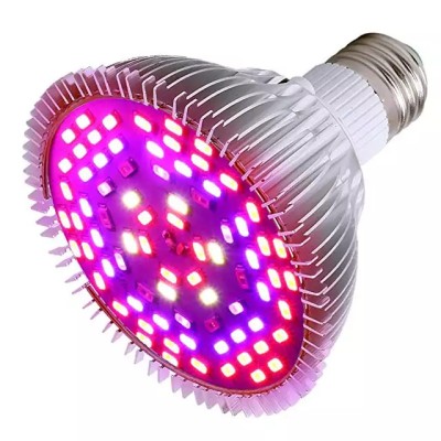 Bec led E27 pentru cresterea plantelor si legumelor,100W, 150 leduri, spectru complet foto