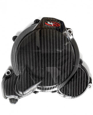 Protectie carbon capac aprindere KTM EXC XC-W XC, Husqvarna TC TX TE, GasGas 250, 300 17- 23 foto