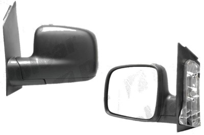 Oglinda exterioara VW Caddy 3/Life (2K) 03.2004-06.2015, Caddy (2K) 06.2015- (Model Furgon/BUS), Partea Stanga Crom Asferica Manuala Fara Incalzire, foto