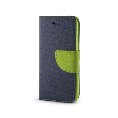 Husa Pentru ALCATEL Pixi 3 - 3.5&amp;quot; - Leather Fancy TSS, Bleumarin foto