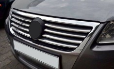 Ornamente inox grila masca fata Vw Passat B6 2005-2010 ALM foto