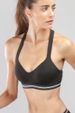 Sutien sportiv cu sustinere medie, Gisela 4/0012 - Nero, 70B, Cu burete subtire, c, Conte Elegant