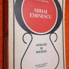 Mihai Eminescu. Analize si sinteze - Fanica N. Gheorghe