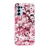 Husa compatibila cu Oppo Find X5 Pro model Ahegao Pink, Silicon, TPU, Viceversa, Transparent, Carcasa