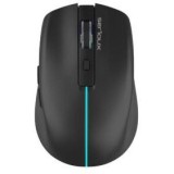 Mouse Serioux Flicker 212, 1600 dpi, reincarcabil USB-C,negru