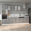 VidaXL Dulap inferior &ldquo;Lyon&rdquo;, gri sonoma, 60x46x81,5 cm
