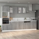 vidaXL Dulap inferior &ldquo;Lyon&rdquo;, gri sonoma, 60x46x81,5 cm