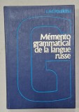 MEMENTO GRAMMATICAL DE LA LANGUE RUSSE par I.M. POULKINA , 1981