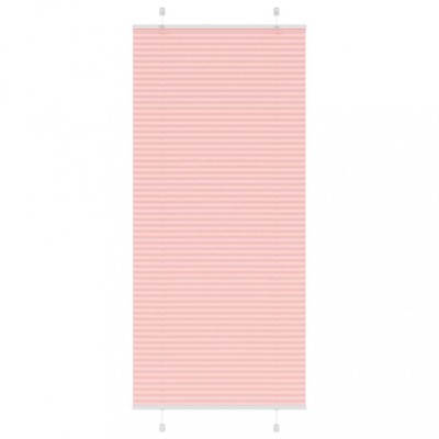 Jaluzea plisată roz 95x200 cm Lățime țesătură 94,4cm poliester foto
