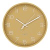 Ceas de perete Rosolini, ocru, silențios, 30 cm