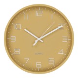 Ceas de perete Rosolini, ocru, silențios, 30 cm