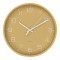 Ceas de perete Rosolini, ocru, silențios, 30 cm