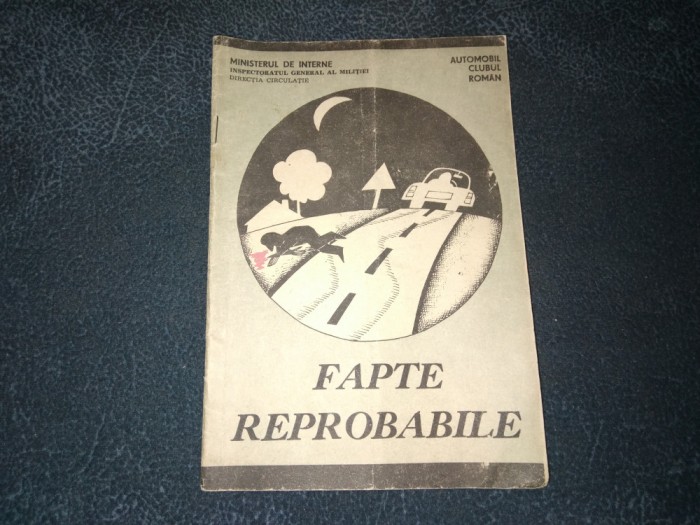 FAPTE REPROBABILE