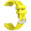 Curea silicon, compatibila Cookoo Smart Watch, telescoape Quick Release, 22mm, Yellow, Very Dream