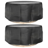 vidaXL Huse mobilier de grădină, 2 buc., 10 ocheți, rotund, &Oslash;230x90 cm