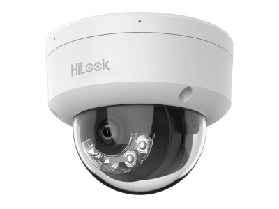 Camera supraveghere IP HiLook Hikvision IPC-D140HA-LUC, Smart Hybrid Light, 4MP, 2.8mm, iluminare duala 20m, microfon, PoE SafetyGuard Surveillance foto