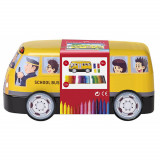 Cumpara ieftin Set 33 Carioci Colorate Faber-Castell Autobuz Connector Cu Clip Prindere, Carioca Pentru Copii, Carioca De Colorat, Carioci Pentru Copii, Carioci Pent