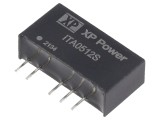 Convertor DC/DC 5V la 12V/-12V 1W SIP THT