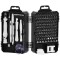 Set surubelnite de precizie Springos, 117 piese, otel/plastic, negru