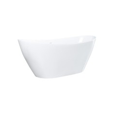 Cada freestanding Leziter Lago 170x78x67 cm, acril alb, design ergonomic